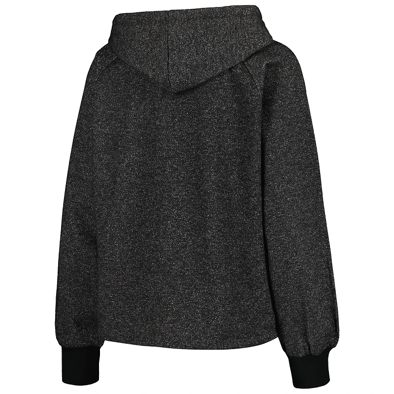 Sweat à capuche raglan DKNY Sport noir New York Mets Debbie Dolman pour femmes