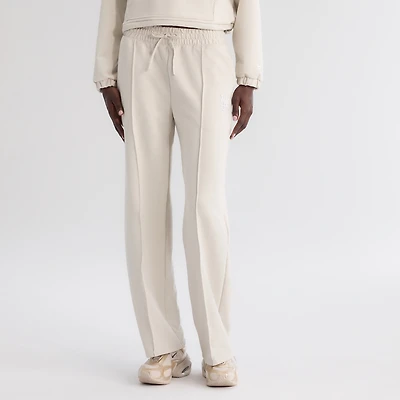 Pantalon à pinces tri-blend gris New York Mets pour femme de la marque Fanatics