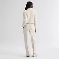 Pull à demi-zip oversize gris New York Mets de Fanatics pour femme