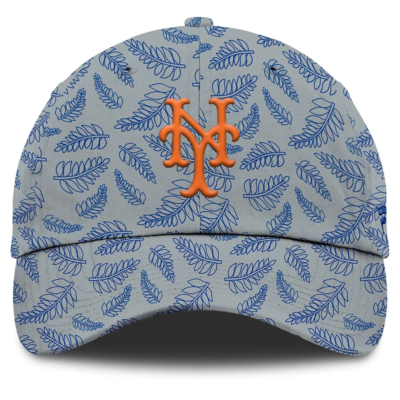 Women's Fanatics  Gray New York Mets Cooperstown Collection Shift Adjustable Hat