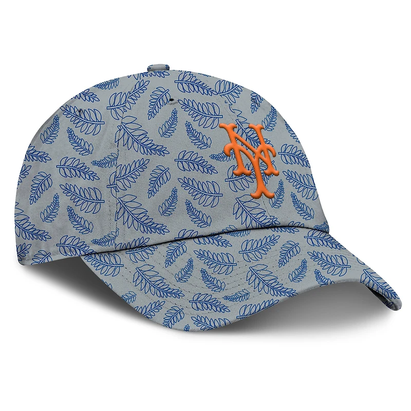 Women's Fanatics  Gray New York Mets Cooperstown Collection Shift Adjustable Hat