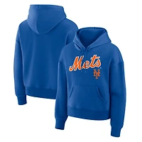 Sweat à capuche polaire Fanatics Royal New York Mets Lockup Legacy pour femme