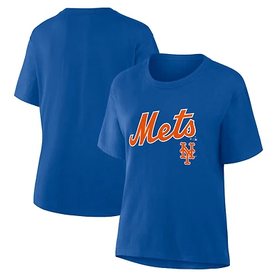 T-shirt Fanatics Royal New York Mets Lockup Legacy pour femmes
