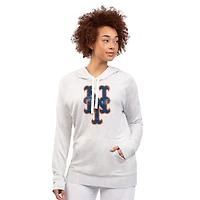 Sweat à capuche d'avant-match G-III 4Her de Carl Banks pour femme, couleur avoine