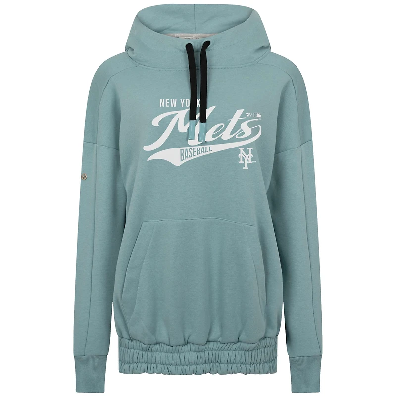Sweat à capuche bleu pour femme Levelwear New York Mets Waterfall Glide