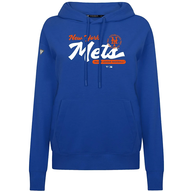 Sweat à capuche pour femme Levelwear Royal New York Mets Accolade Adorn Monument