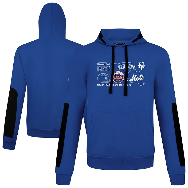 Sweat à capuche Bombay Campaign pour femme Levelwear Royal New York Mets Collection Cooperstown