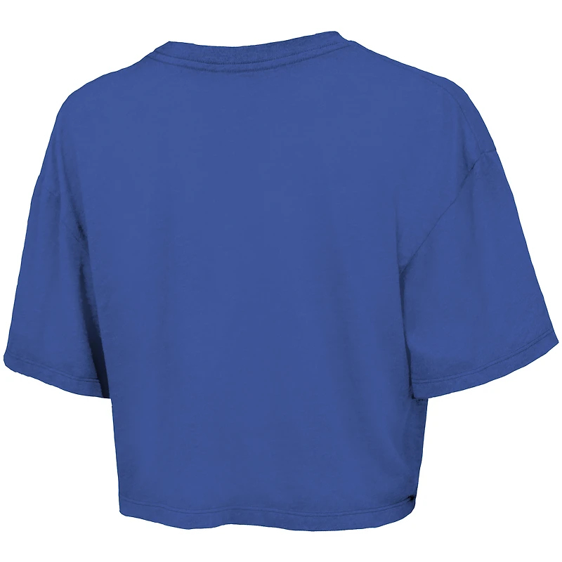T-shirt court et ample Majestic Threads Royal New York Mets pour femme