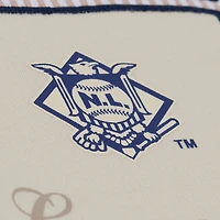 T-shirt court Mitchell & Ness crème New York Mets Cooperstown Yacht Rock pour femme