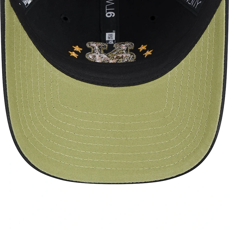 Women's New Era  Black New York Mets 2024 Armed Forces Day 9TWENTY Adjustable Hat