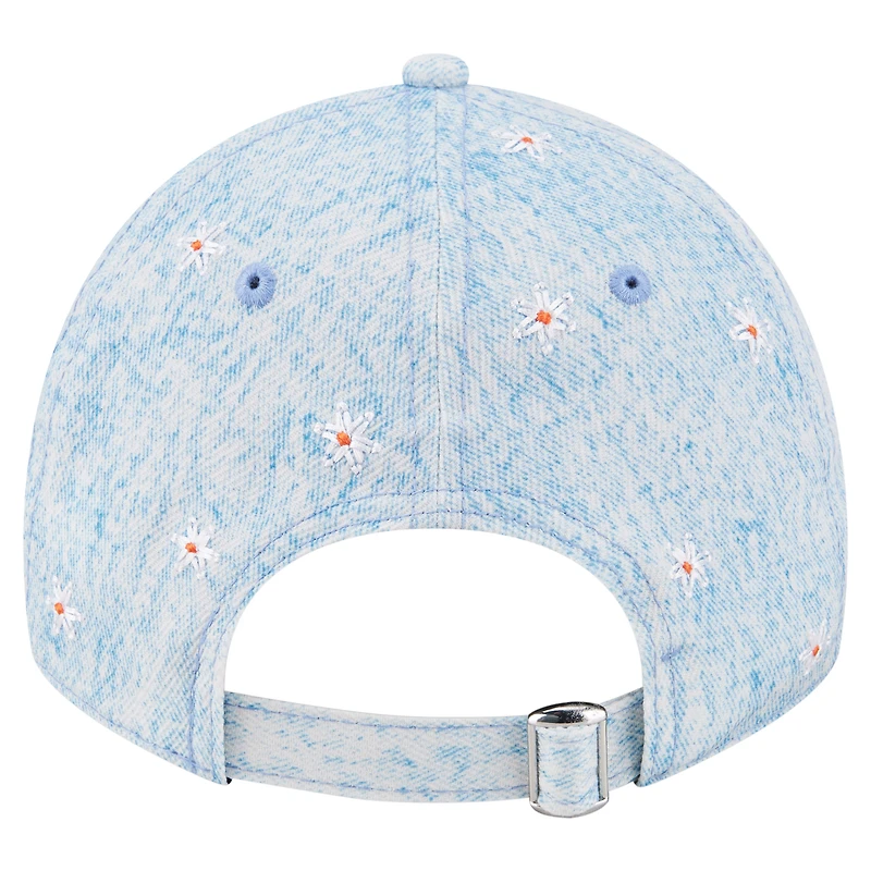 Women's New Era Light Blue New York Mets Daisy All Over 9TWENTY Adjustable Hat