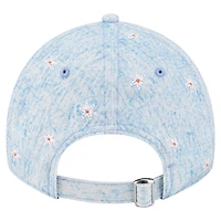 Women's New Era  Light Blue New York Mets Daisy All Over 9TWENTY Adjustable Hat