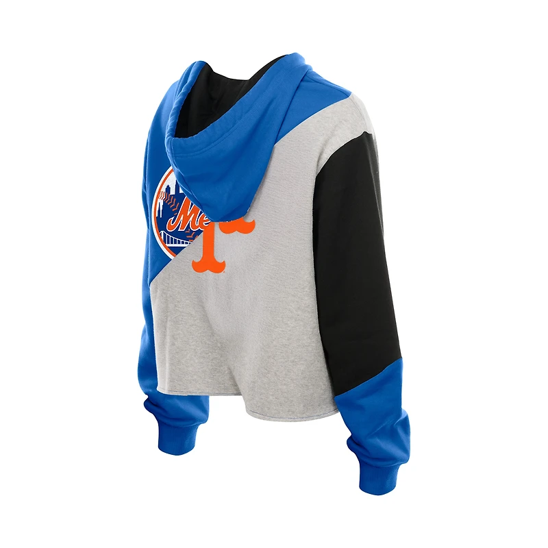 Sweat à capuche court et carré New Era York Mets recyclé pour femme