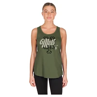 Débardeur New Era Olive pour femme, York Mets 2026, Journée des forces armées