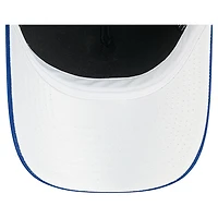 Casquette ajustable New Era Royal New York Mets Metallic A-Frame 9FORTY pour femme