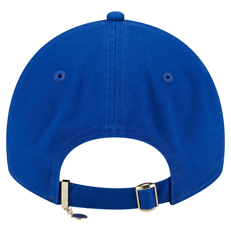 Casquette ajustable New Era Royal New York Mets Ornament 9TWENTY pour femme
