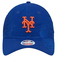 Women's New Era Royal New York Mets Roses 9TWENTY Adjustable Hat