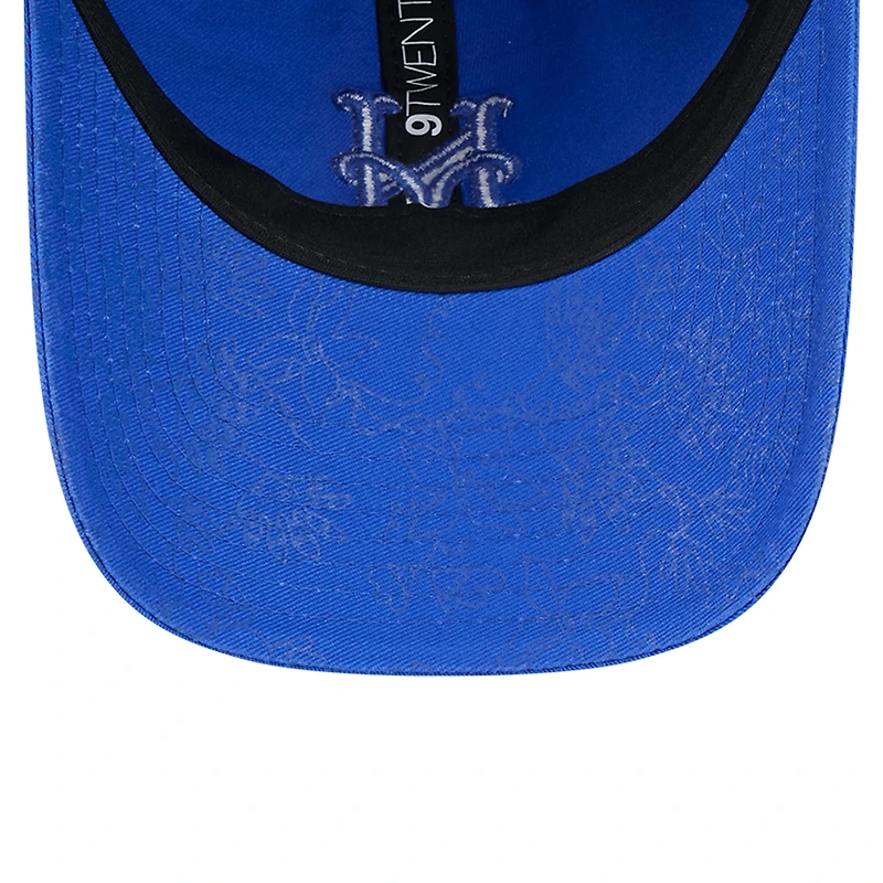 Women's New Era Royal New York Mets Tonal Floral 9TWENTY Adjustable Hat