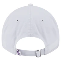 Women's New Era White New York Mets Team Fan 9TWENTY Adjustable Hat