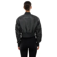 Veste courte noire pour femme New Era x ALPHA INDUSTRIES York Mets 2025