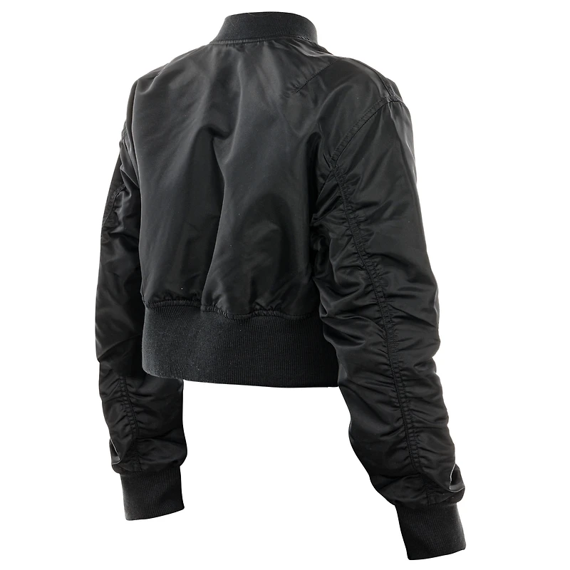 Veste courte noire pour femme New Era x ALPHA INDUSTRIES York Mets 2025