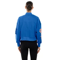 Veste courte zippée New Era x Alpha Industries Royal York Mets pour femme