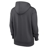Women's Nike Anthracite New York Mets City Connect Authentic Collection Therma-FIT Hoodie