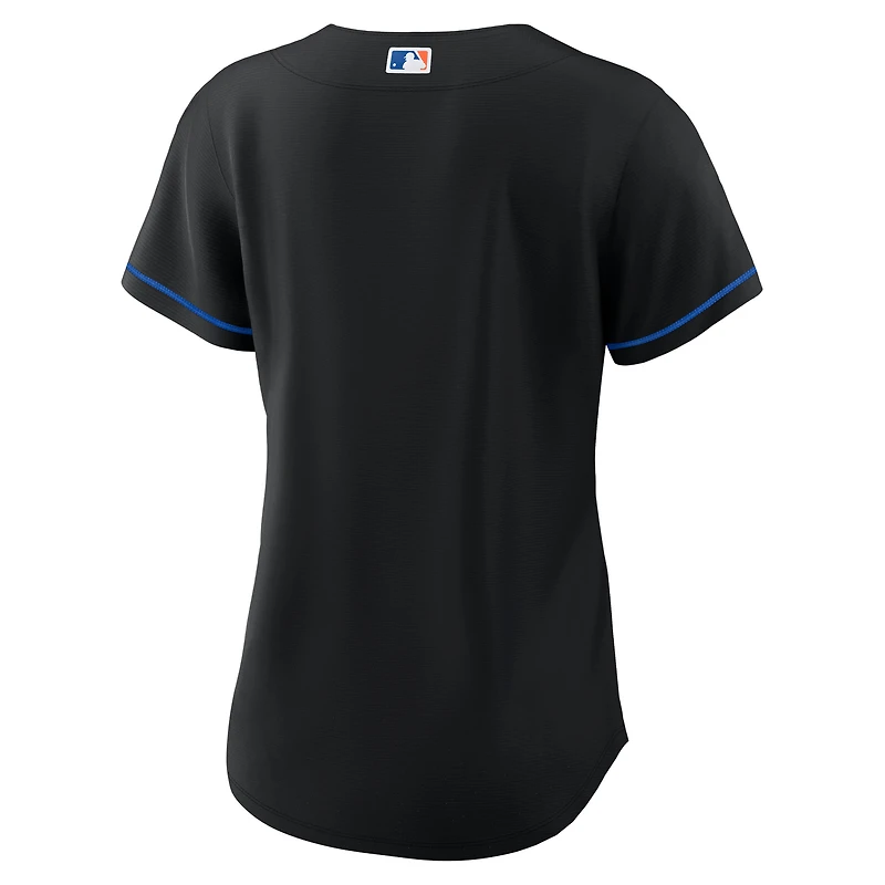 Women's Nike Black New York Mets 2022 Alternate Replica Team Jersey