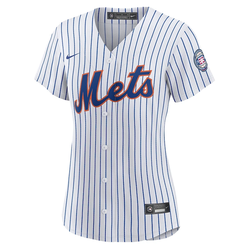 Maillot réplique Nike pour femme de Carlos Beltran, joueur retraité des Mets New York, intronisé au Temple la renommée du baseball en 2026, blanc