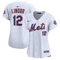 Women's Nike Francisco Lindor White New York Mets Home Limited Jersey