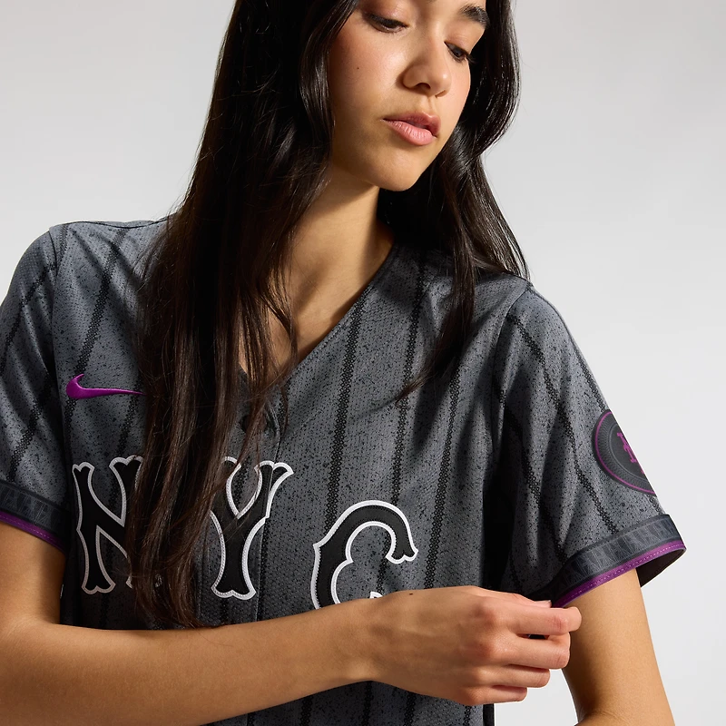 Women's Nike Gray New York Mets City Connect Limited Jersey