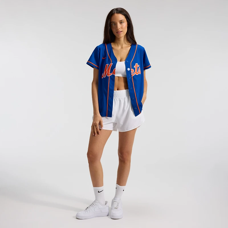 Maillot de baseball réplique alternatif Nike Juan Soto Royal New York Mets pour femme