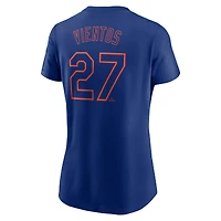T-shirt Nike Mark Vientos Royal New York Mets Fuse avec nom et numéro pour femme