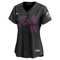 Maillot de joueur Nike Pete Alonso pour femme, noir, New York Mets, Alternate Limited Player