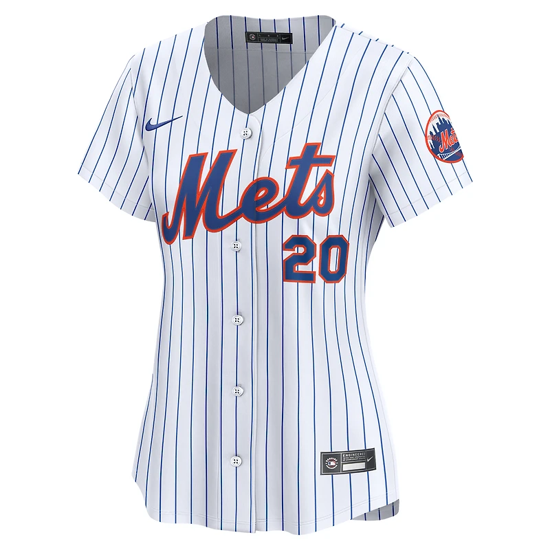 Women's Nike Pete Alonso White New York Mets Home Limited Player Jersey