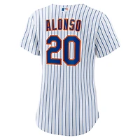Maillot réplique domicile Nike Pete Alonso blanc des Mets de New York pour femmes
