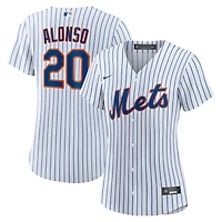Maillot de joueur réplique à domicile Nike Pete Alonso pour femme des New York Mets blanc
