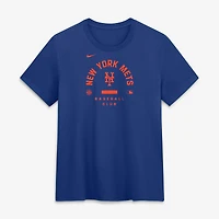 Women's Nike Royal New York Mets Authentic Collection Early Work Tri-Blend Dri-FIT T-Shirt