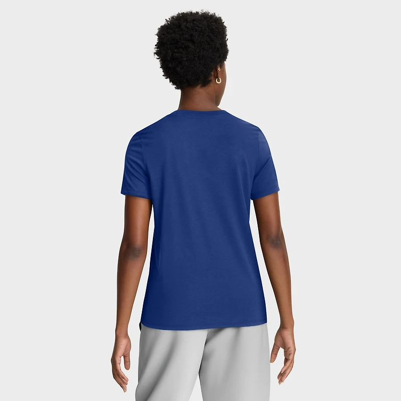 Women's Nike Royal New York Mets Authentic Collection Early Work Tri-Blend Dri-FIT T-Shirt