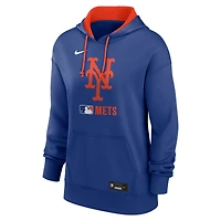 Women's Nike Royal New York Mets Authentic Collection Therma Hoodie