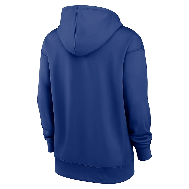 Women's Nike Royal New York Mets Authentic Collection Therma Hoodie