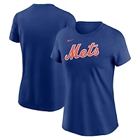 T-shirt Nike Royal New York Mets Fuse pour femme avec logo