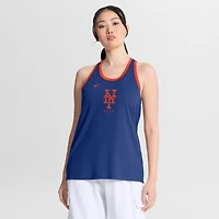 Débardeur dos nageur Nike Royal New York Mets Tri-Blend Dri-FIT pour femme