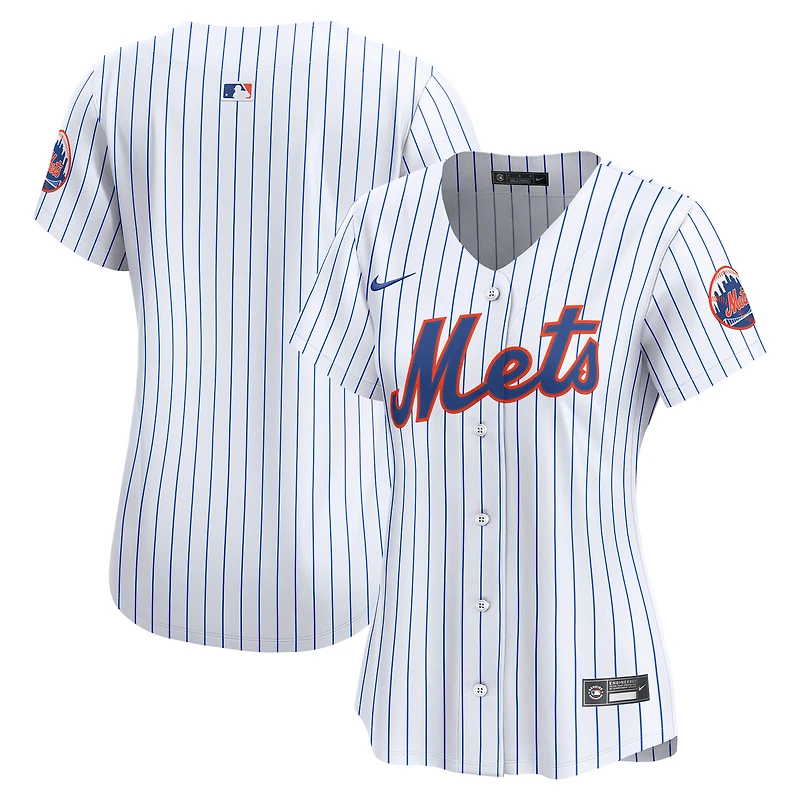 Maillot Nike New York Mets Domicile Limité Blanc pour Femme