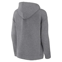 Women's Profile Heather Gray New York Mets Plus Pullover Hoodie