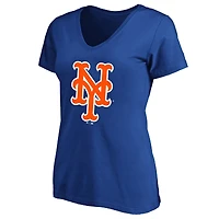 Women's Profile Juan Soto Royal New York Mets Plus Name & Number V-Neck T-Shirt