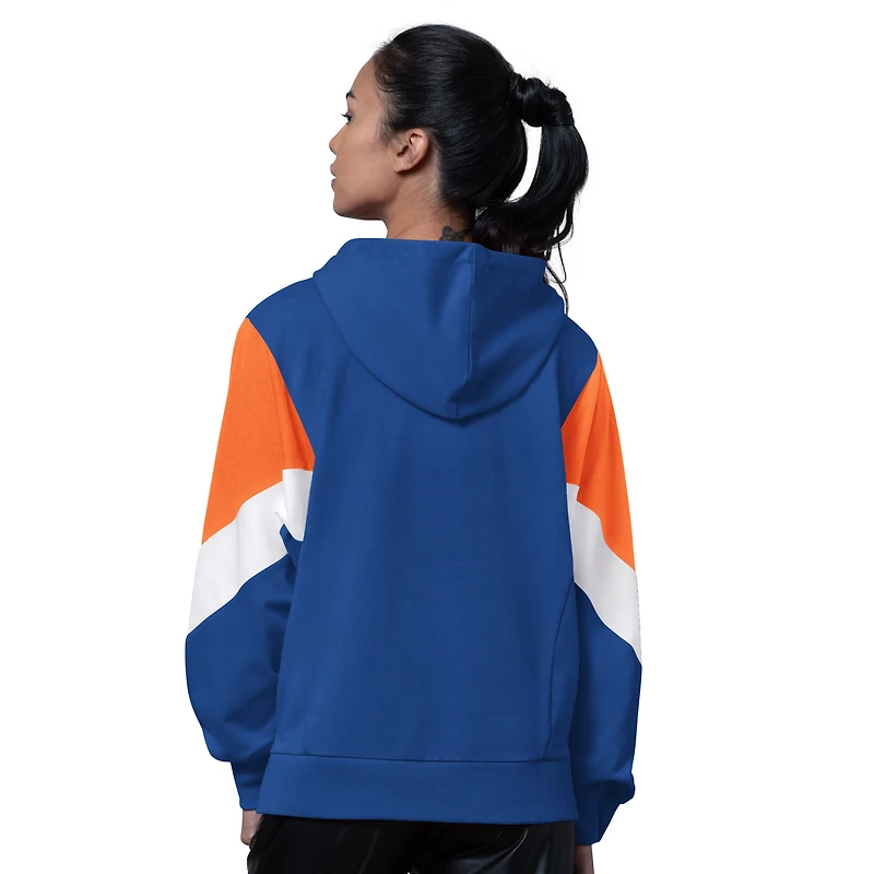 Sweat à capuche Starter Royal New York Mets Scrimmage pour femme