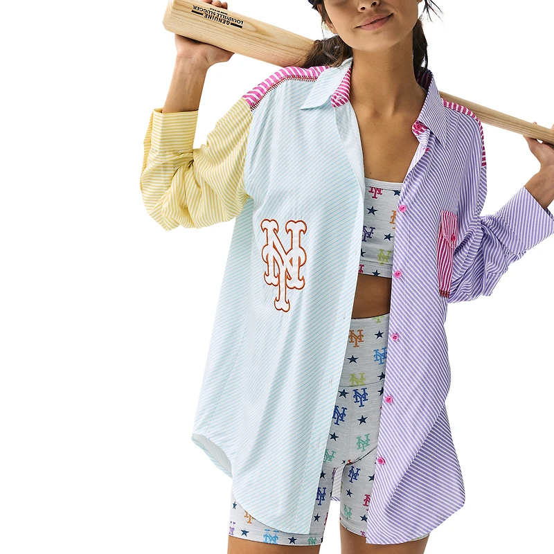 V140284 METS NO COLOR WOMEN'S BUTTON DOWN SHRLADL-S