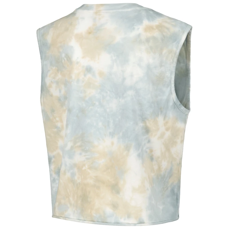 Débardeur muscle délavé des Mets de New York The Wild Collective pour femme, blanc
