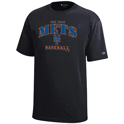 Youth Champion Black New York Mets Graphic T-Shirt